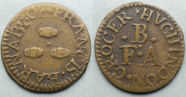 Hughenden, Francis Barnaby farthing token